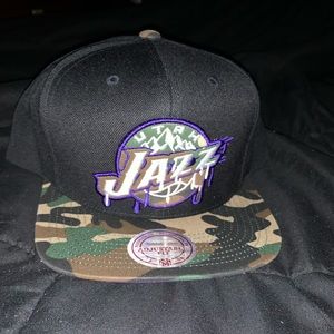 Mitchell & Ness Utah Jazz Camo SnapBack